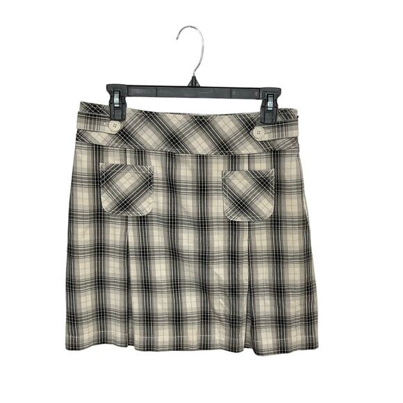 LOFT Dresses & Skirts - Ann Taylor Loft A-Line Mini Plaid Skirt Size 2 XS Pleated School Girl 90s Style